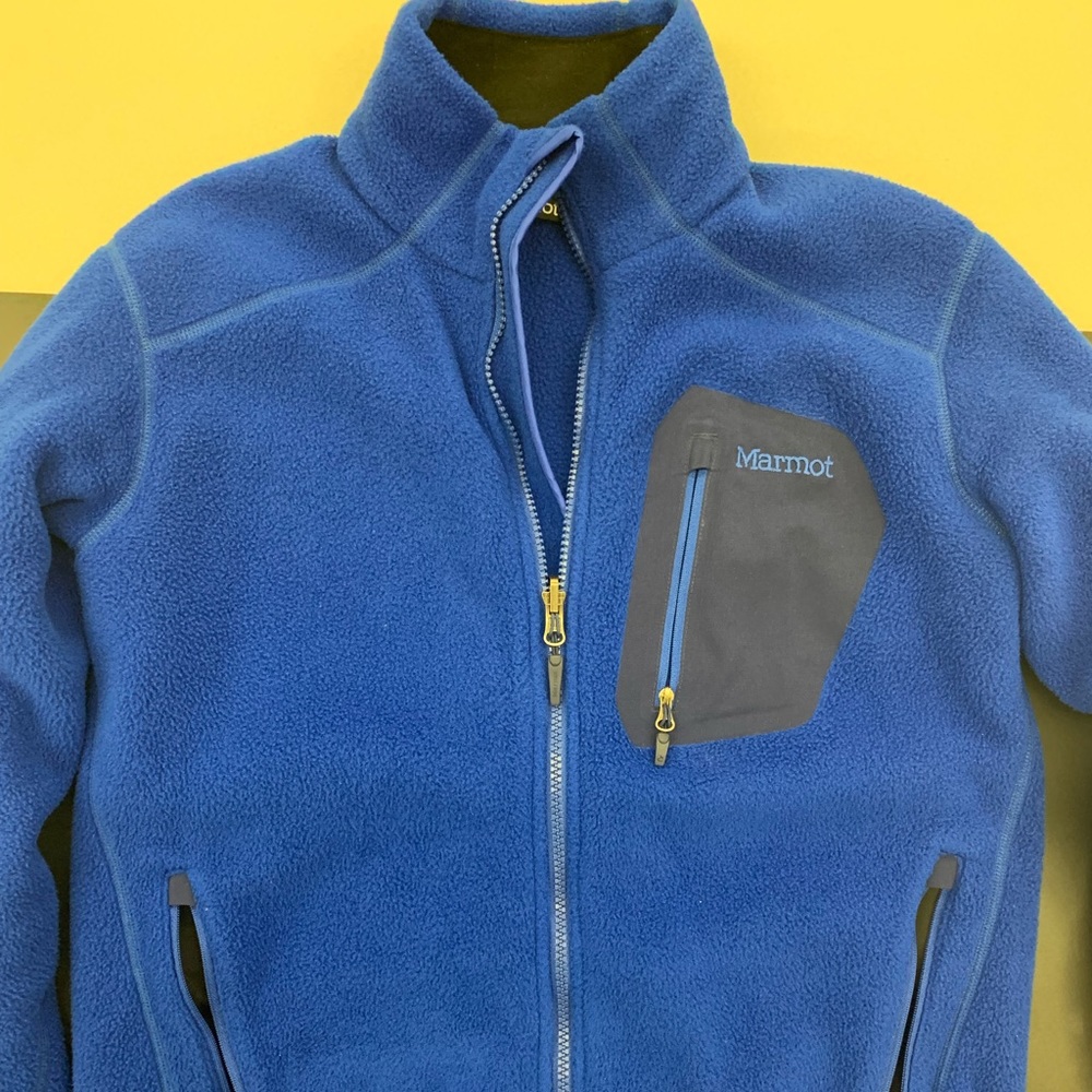 Marmot Fleece Jacket - Size Small - Royal Blue
